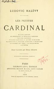 Cover of: Les petites Cardinal. by Ludovic Halévy