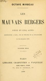 Cover of: Les mauvais bergers: pièce en cinq actes.