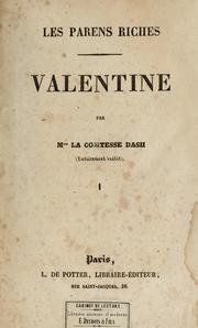 Cover of: Les parents riches: Valentine