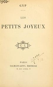 Cover of: petits joyeux [par] Gyp.