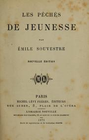 Cover of: Les péchés de jeunesse.
