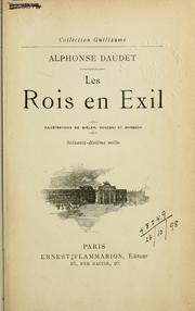 Cover of: Les rois en exil