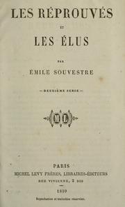 Cover of: Les réprouvés et les élus by Émile Souvestre, Émile Souvestre