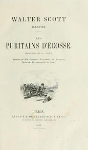 Cover of: Les puritains d'Écosse by Sir Walter Scott