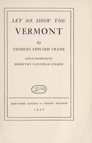 Cover of: Let me show you Vermont