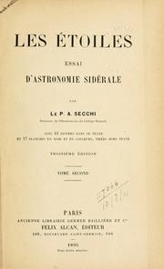 Cover of: Les étoiles by Angelo Secchi