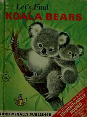 Cover of Let's find koala bears by ida harper simmons