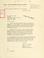 Cover of: Letter dated 15 December 1972.
