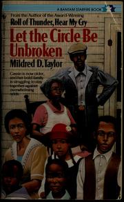 Cover of: Let the Circle be Unbroken by Mildred D. Taylor