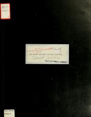 Cover of: [letter addressed to the bra dated 15 March 1961]