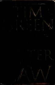 Cover of: The letter of the law by Tim Green