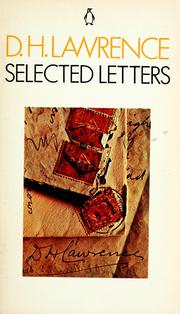 Cover of: Letters by David Herbert Lawrence