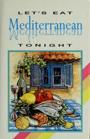 Cover of: Let's eat Mediterranean tonight by Jean Conil