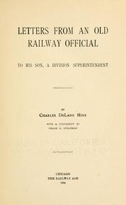 Letters from an Old Railway Official to His Son, a Division Superintendent