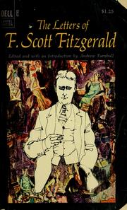 The letters of F. Scott Fitzgerald by F. Scott Fitzgerald