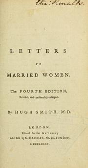 Cover of: Letters to married women. by Hugh Smith