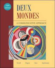 Cover of: Deux mondes: A Communicative Approach Student Edition with Online Center Bind-In Card