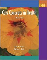 Cover of: Core concepts in health