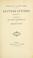 Cover of: Lettres intimes - 1842-1845 -