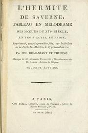 Cover of: hermite de Saverne: tableau en mélodrame des moeurs du XIVe siècle, en trois actes, en prose