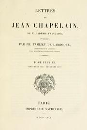 Cover of: Lettres.: Publiées par Ph. Tamizey de Larroque.