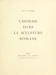 Cover of: Homme dans la sculpture romane.