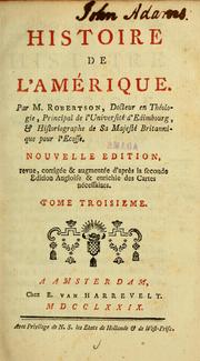 Cover of: L'histoire de l'Amérique