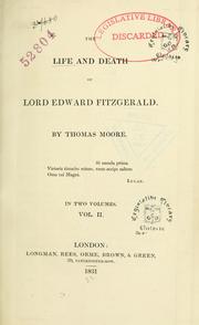 Cover of: The life and death of Lord Edward Fitzgerald