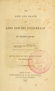 Cover of: life and death of Lord Edward Fitzgerald
