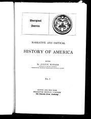 Cover of: Narrative and critical history of America