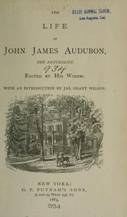 Cover of: The life of John James Audubon, the naturalist. by John James Audubon