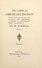 Cover of: The life of Abraham Lincoln. by Ida Minerva Tarbell