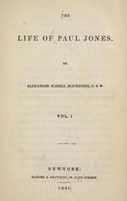 Cover of: The life of Commodore Oliver Hazard Perry.