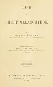 Cover of: Life of Philip Melanchthon