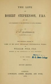 Cover of: Life of Robert Stephenson