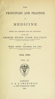Cover of: The principles and practice of medicine by Charles Hilton Fagge