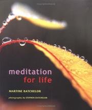 Cover of: Meditation for life