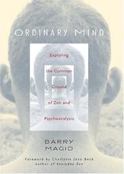 Cover of: Ordinary Mind: Exploring the Common Ground of Zen and Psychotherapy