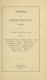 Cover of: Annals of Bath County