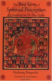 Cover of: The three levels of spiritual perception by Kun-dgaʼ-bstan-paʼi-ñi-ma Sde-gźun Luṅ-rig Sprul-sku