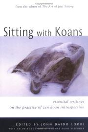 Cover of: Sitting with Koans by John Daido Loori