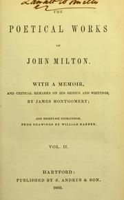Cover of: Poetical works: With a memoir, and critical remarks on his genius and writings