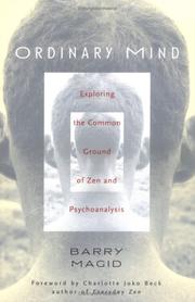 Cover of: Ordinary Mind: Exploring the Common Ground of Zen & Psychotherapy