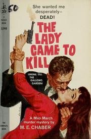 Cover of: The lady came to kill by Kendell Foster Crossen