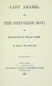 Cover of: Lady Amabel and the shepherd boy: or, the recluse of Byland Forest