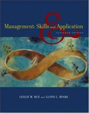 Cover of: Management by Leslie W. Rue, Lloyd L. Byars