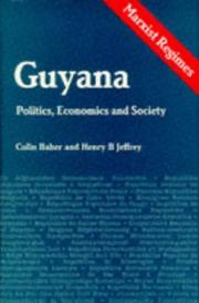 Cover of: The Co-Operative Republic of Guyana by Colin Baber