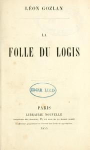 Cover of: La folle du logis
