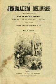 Cover of: La Jérusalem délivrée
