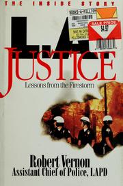 Cover of: L.A. justice by Bob Vernon